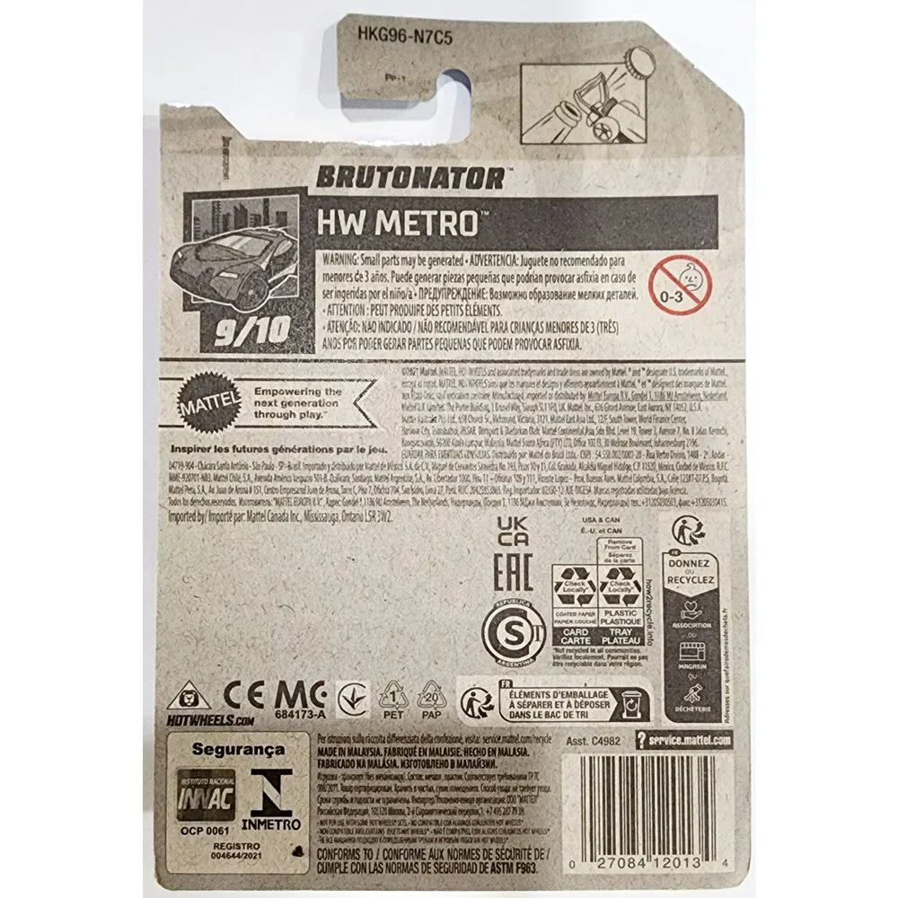 2023 Hot Wheels Brutanator HHW Metro 9/10, 219/250